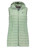 Kamizelki damskie - ANAPURNA Kamizelka pikowana "Vakitalana Long" w kolorze miętowym - miniaturka - grafika 1