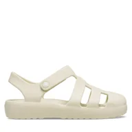 Buty dla dziewczynek - Sandały Crocs Classic Fisherman T 210626 Beżowy - miniaturka - grafika 1