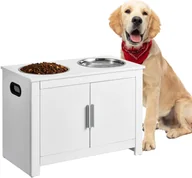 Miski dla psów - Szafka do Karmienia Psa - Dwie Miski ze Stali Nierdzewnej - miniaturka - grafika 1