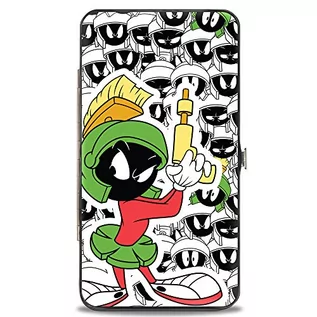 Portfele - Klamra w dół - portfel - zapinany na zawias portfel - Marvin the Martian damska - grafika 1