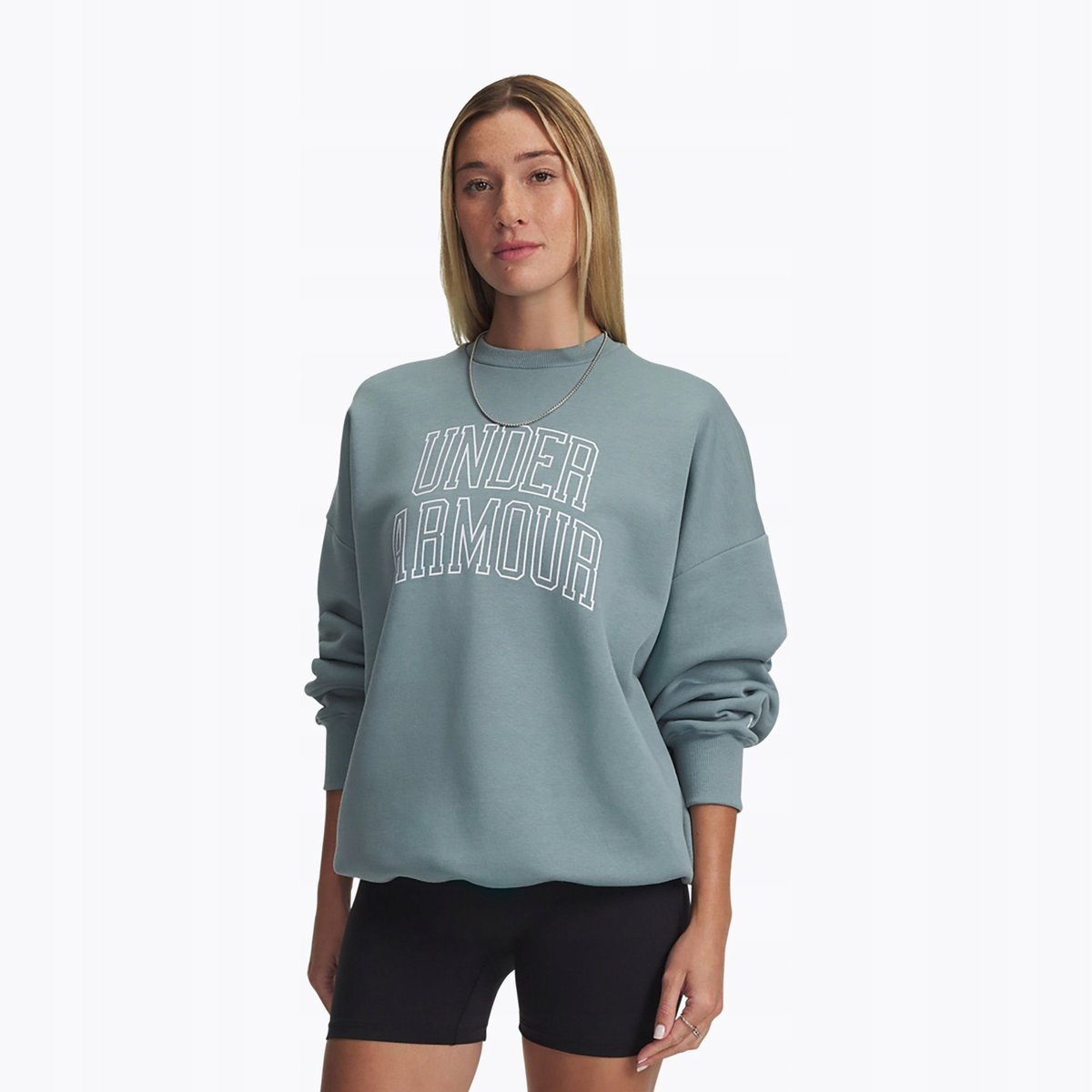 BLUZA DAMSKA OVERSIZE Z LOGO UNDER ARMOUR RIVAL FLEECE VARSITY XL