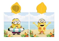 Okrycia kąpielowe dla dzieci - MINIONKI Ręcznik KĄPIELOWY z Kapturem PONCHO OKRYCIE  MINIONS DZIECKO - miniaturka - grafika 1