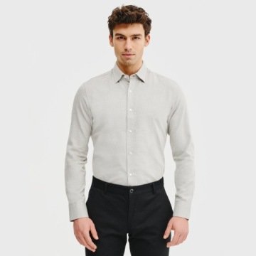 Zielono-szara koszula bawełniana męska Pako Lorenet roz. XL