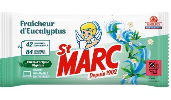 CHUSTECZKI DEZYNFEKUJĄCE ST-MARC EUCALYPTUS 42szt