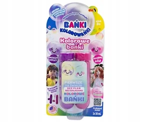 Epee Bańki kolorowańki Kolorowe bańki bez plam 2x30ml - Bańki mydlane - miniaturka - grafika 1