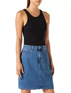 Spódnice - ONLY Damska spódnica Onlvega Life Hw Mom Skirt Noos, niebieski (medium blue denim), XS - miniaturka - grafika 1