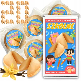 Chińskie Ciasteczka z wróżbą SZKOLNE MAGIA PRZEZNACZENIA dla uczniów 20 szt - Pieczywo chrupkie - miniaturka - grafika 1