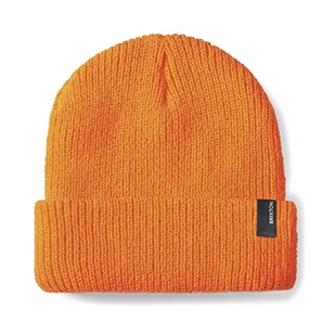 Brixton Męska czapka typu beanie typu Heist, atletyczna pomarańczowa, jeden rozmiar - Czapki damskie - miniaturka - grafika 1