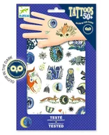 Zabawki kreatywne - Tatuaże świecące w ciemności Las nocą Djeco - miniaturka - grafika 1