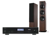 Zestawy stereo - Rotel A11 Tribute (czarny) + Tesi 6 (mokka) - miniaturka - grafika 1