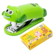 Zszywacze biurowe - Zszywacz do 15 kartek zszywki 10 krokodyl DELI - miniaturka - grafika 1