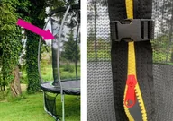 Akcesoria do trampolin - Siatka Wewnętrzna do Trampoliny Sport Max 8ft Różowa - miniaturka - grafika 1