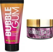 Balsamy i kremy do opalania - Soleo Soleo Bubble Gum + Słoiczek Beauty Face - miniaturka - grafika 1