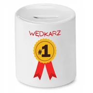 Skarbonki - SKARBONKA DLA WĘDKARZA NUMER JEDEN PREZENT z Nadrukiem ze Zdjęciem - miniaturka - grafika 1