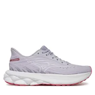 Buty sportowe damskie - Buty do biegania Mizuno Wave Skyrise 6 J1GD2509 Różowy - miniaturka - grafika 1
