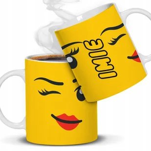 Kubek Biały LUDZIK KLOCKI *TWOJE IMIĘ* Minecraft Prezent Dla Dziecka Wz - Kubki - miniaturka - grafika 1