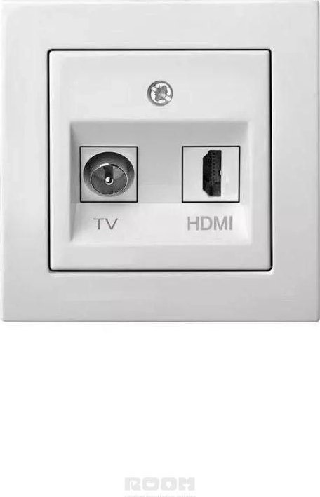 Liregus SOCKET HDMI+TV-002-01 WHITE