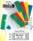 Dyplomy i okładki - Okładka zeszytowa A5 (10szt) IKS - miniaturka - grafika 1