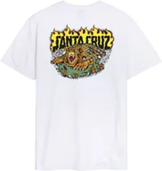 Koszulki męskie - t-shirt SANTA CRUZ SALBA TIGER REDUX TEE White - miniaturka - grafika 1