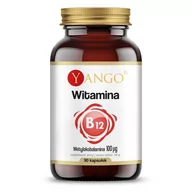 Witaminy i minerały - Yango Witamina B12 - Metylokobalamina - suplement diety 90 kaps. - miniaturka - grafika 1