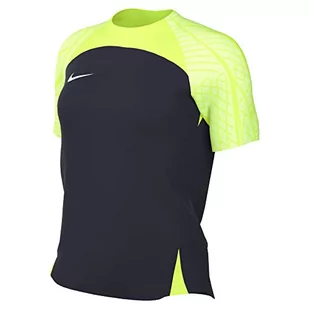 Nike Krótki rękaw Soccer Top W Nk Df Strk23 Top Ss, obsydian/Volt/White, DR2278-452, XL - Koszulki i topy damskie - miniaturka - grafika 1