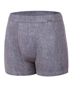 Bokserki męskie Authentic 220 szary print Cornette-S - Majtki męskie - miniaturka - grafika 1