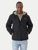 Kurtki męskie - Quiksilver Kurtka przejściowa Rain Cloud EQYJK04186 Czarny Regular Fit - miniaturka - grafika 1