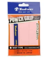 Tenis ziemny - Owijka Wierzchnia Toalson Power Grip 3P - Różowa - miniaturka - grafika 1