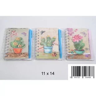 Toys Kołonotes z długopisem Kaktus linia - Szkolne artykuły papiernicze - miniaturka - grafika 1
