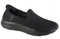 Buty sportowe damskie - Damskie sneakers Skechers Slip-Ins: Go Walk Flex Relish 124963-BBK r.37 - miniaturka - grafika 1