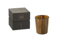 Świece - Świeca cylindryczna J-Line - pudrowy róż - 48 godzin - średnia - 6 sztuk - miniaturka - grafika 1
