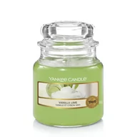 Świece - Yankee Candle Classic Small Jar świeca zapachowa Vanilla Lime 104g (YSMVL) - miniaturka - grafika 1