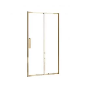 Rea Rapid Slide drzwi prysznicowe 120 cm wnękowe złoty/szkło przezroczyste REA-K5614 - Ścianki i drzwi prysznicowe - miniaturka - grafika 1