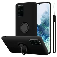 Etui i futerały do telefonów - Pokrowiec Do Samsung Galaxy S20 PLUS w LIQUID CZARNY Etui TPU Obudowa Ochronny Case Cover Plecki Cadorabo - miniaturka - grafika 1