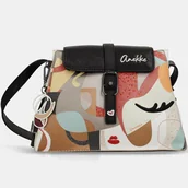 Torebki damskie - Torebka Damska ANEKKE Torba Na Ramię Średnia z nadrukiem EIKON 42753-560 Kolorowy - miniaturka - grafika 1