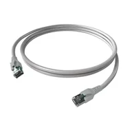 Kable miedziane - Kabel krosowy EasyLan FlexBoot Cat.6A, S/FTP, szary, 1,5 m 21.15.1802 - miniaturka - grafika 1