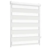 Rolety - Roleta w kasecie dzień noc Classic biała 57 x 220 cm prawa - miniaturka - grafika 1