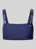 Stroje kąpielowe - Top bikini z nadrukiem z logo - miniaturka - grafika 1