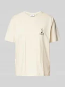 Koszulki i topy damskie - T-shirt z wyhaftowanym logo model ‘SYBIL’ - miniaturka - grafika 1