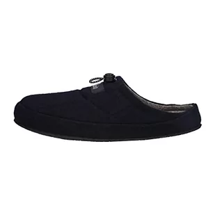 Elwin Shoes Męskie kapcie Merlin, ciemnoniebieskie, 40 EU, granatowy, 40 EU - Kapcie damskie - miniaturka - grafika 1