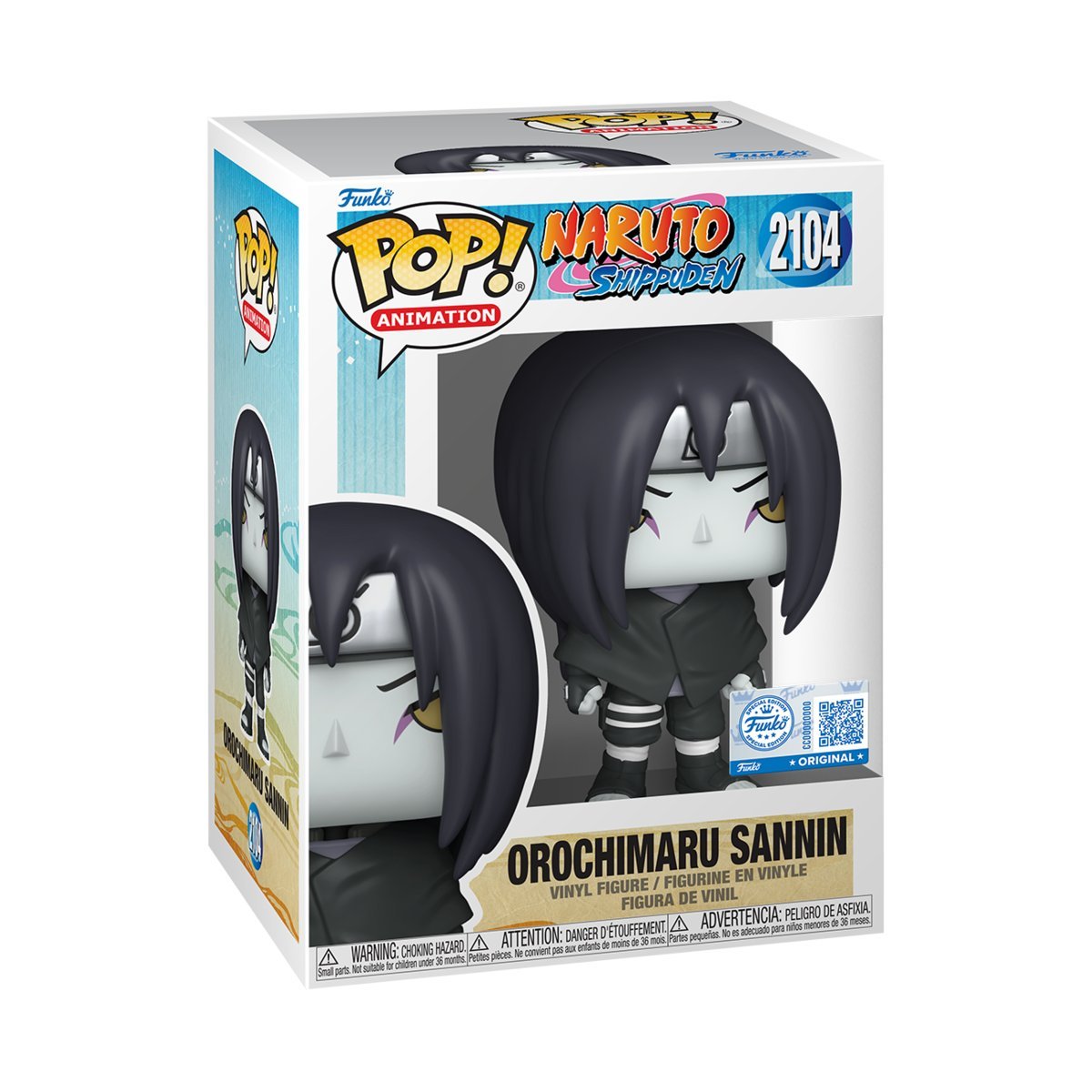 Funko, Funko POP! Exclusive, ANIME, Figurka Kolekcjonerska,Naruto Shippuden, Orochimaru Sannin