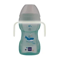 Kubki dla dzieci - MAM Fun to Drink Cup kubek niebieski, 270 ml - miniaturka - grafika 1