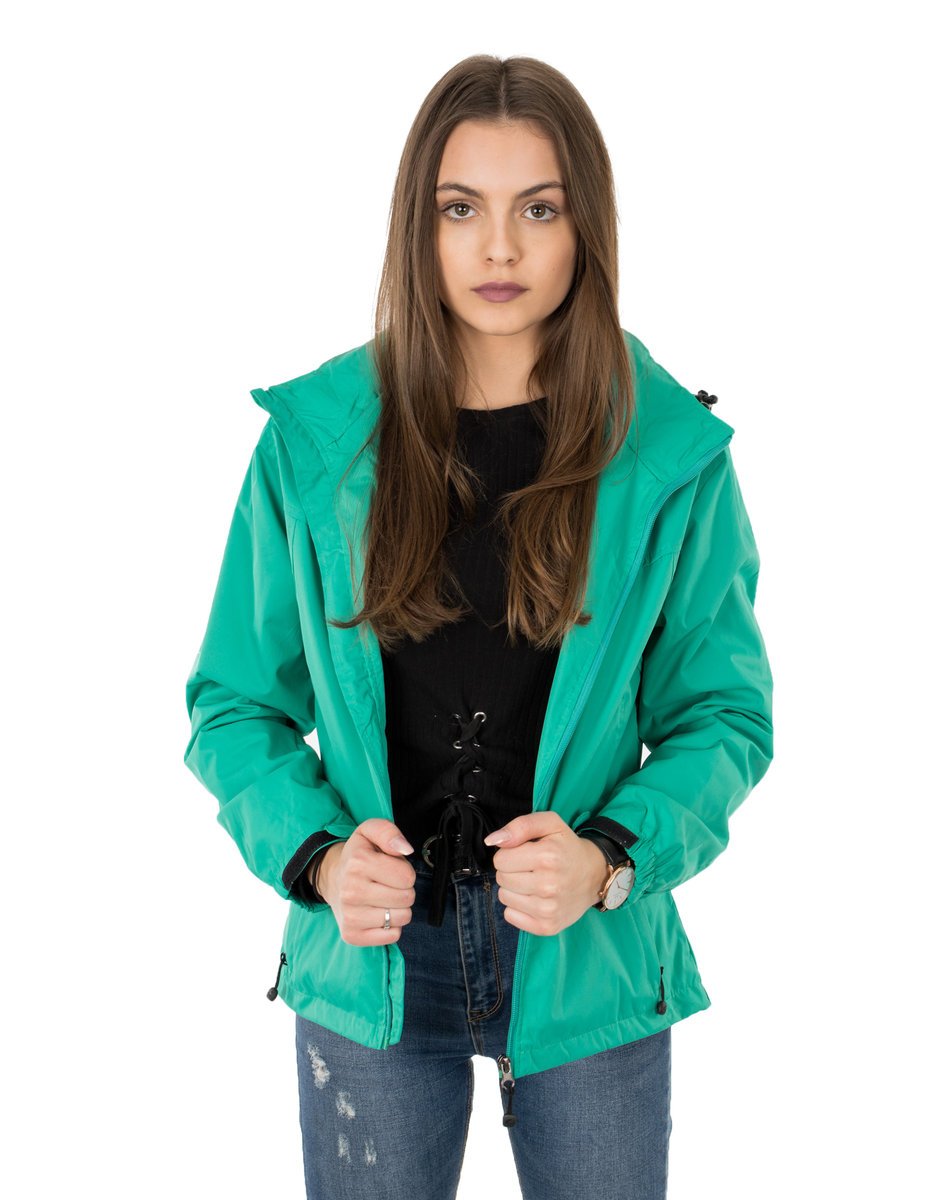 Kurtka Damska Sportowa Termoaktywna PH01 S zielona