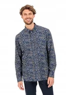 Koszule męskie - Camel Active Koszula Męska Bawełniana Wzór Kwiatowy Długi Rękaw XL K_a - miniaturka - grafika 1