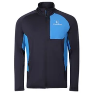 Bluzy sportowe męskie - Męska bluza Progress Forbes Rozmiar: XXL / Kolor: czarny/niebieski - miniaturka - grafika 1