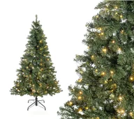 Choinki - Wiecznie zielona sztuczna choinka sosna oxford z diodami LED zielona 180 cm - miniaturka - grafika 1