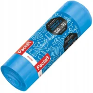 Worki na śmieci - Paclan niebieskie worki do segregacji śmieci 120l 10szt papier - miniaturka - grafika 1