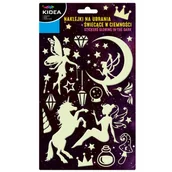 Zabawki kreatywne - Derform Naklejki na ubrania świecące w ciemności Magia - miniaturka - grafika 1