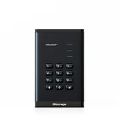 Dyski HDD - iStorage diskAshur3 twarde 500 GB USB Type-C 3.2 Gen 1 3.1 Gen 1 Czarny zewnętrzny IS-DA3-256-500-B - miniaturka - grafika 1