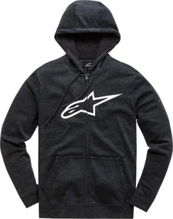 Alpinestars Bluza z kapturem ALPINESTARS AGELESS II ZIP HOODIE, Black/White Rozmiar: XXL - Bluzy męskie - miniaturka - grafika 1